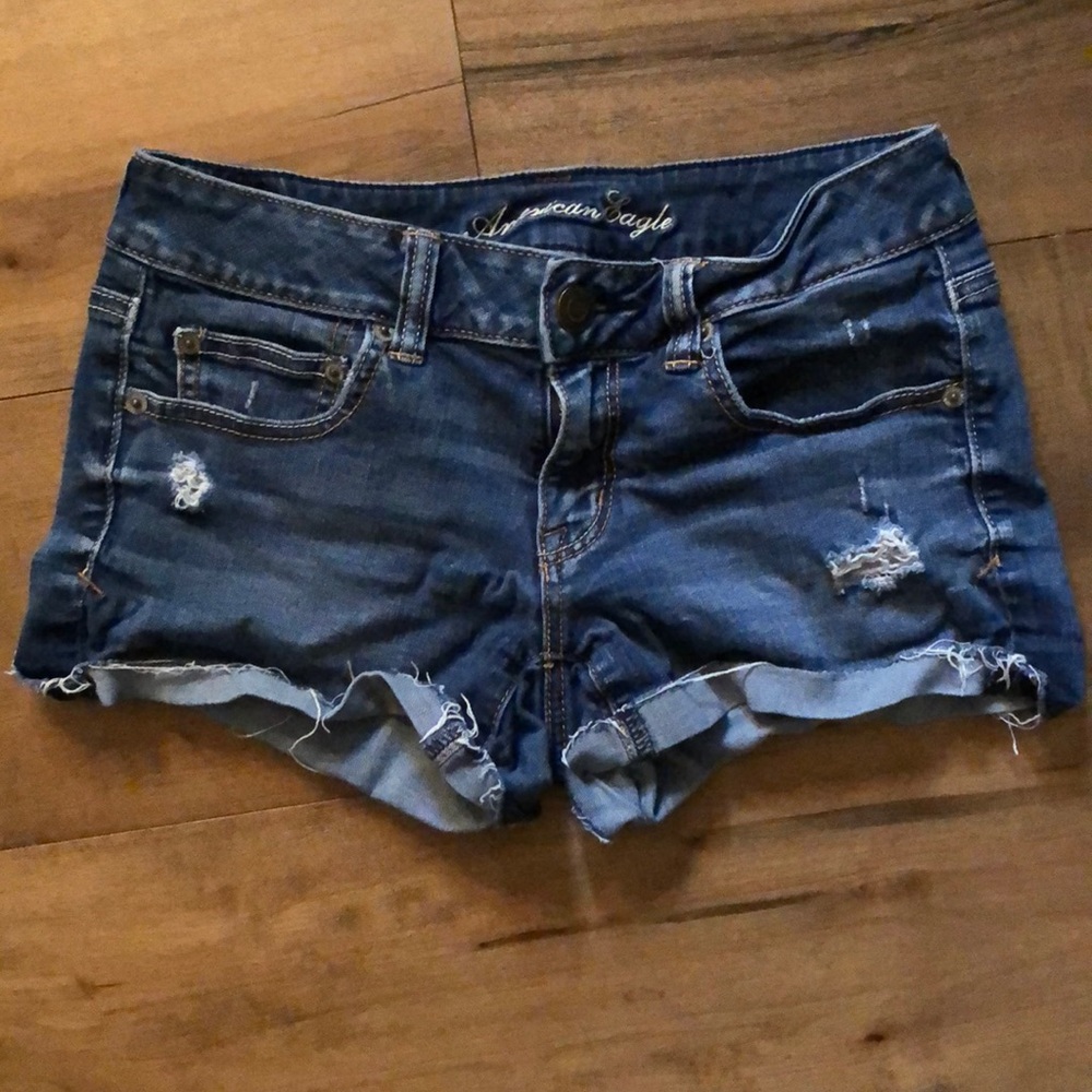 American Eagle super stretch jean shorts